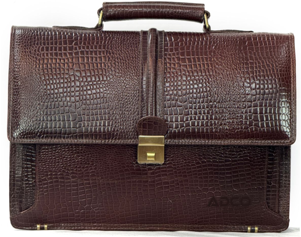 Business leather laptop bag