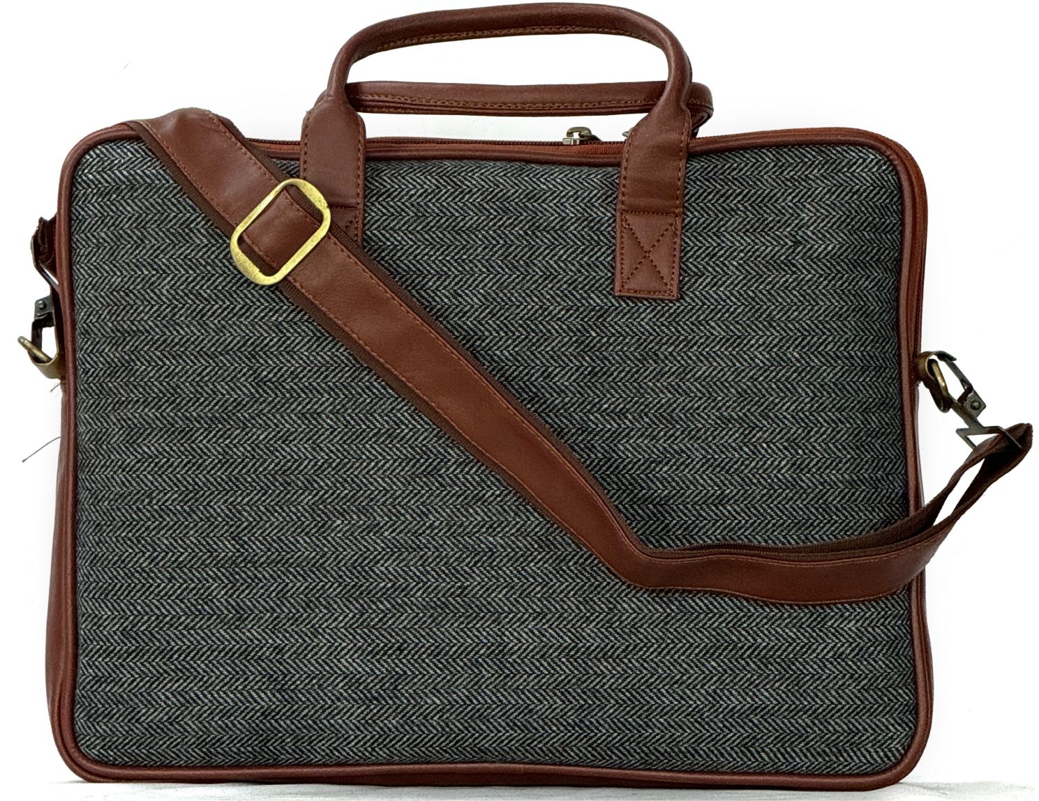 PU and woolen laptop bags