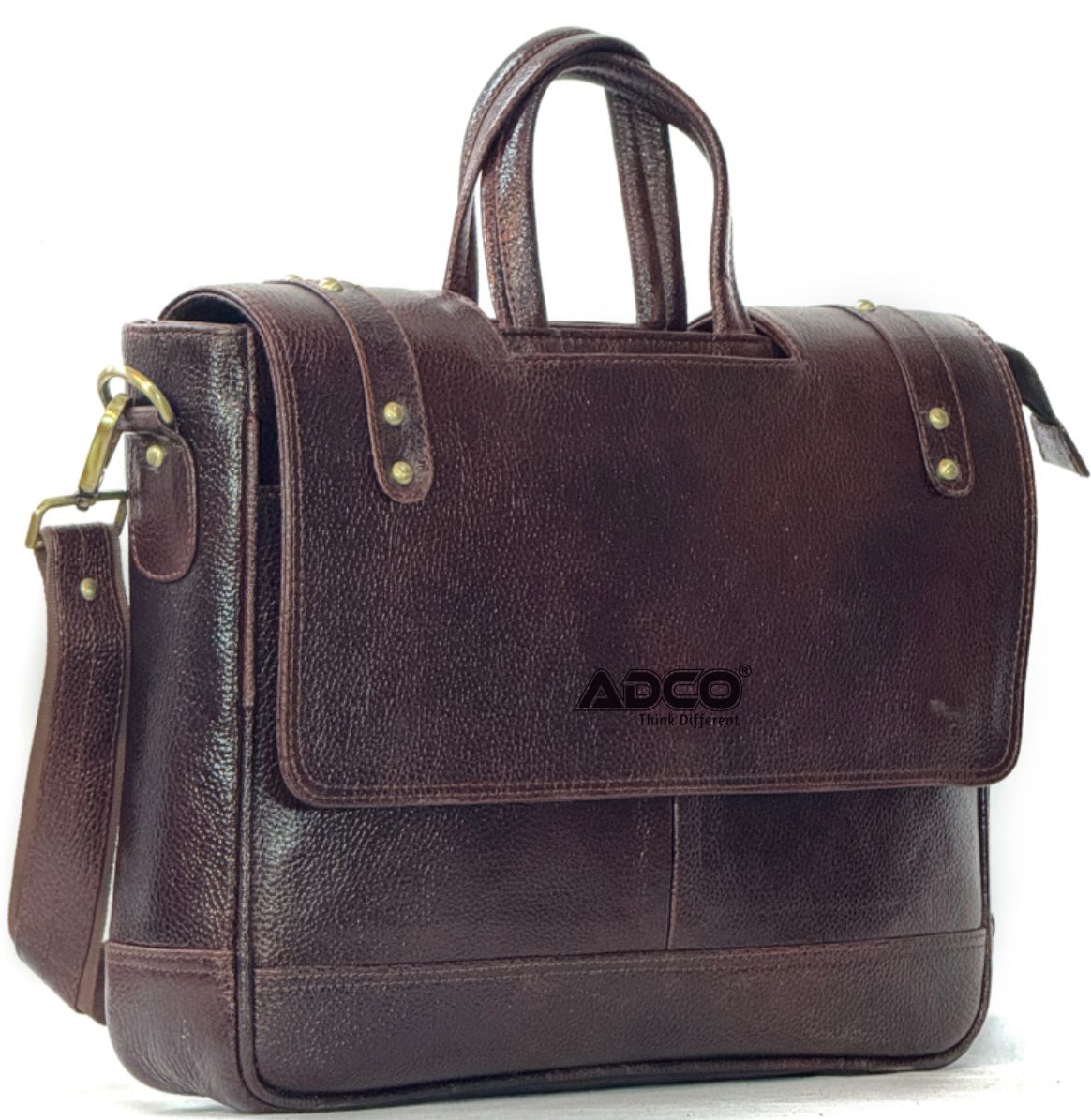 Office leather laptop bag