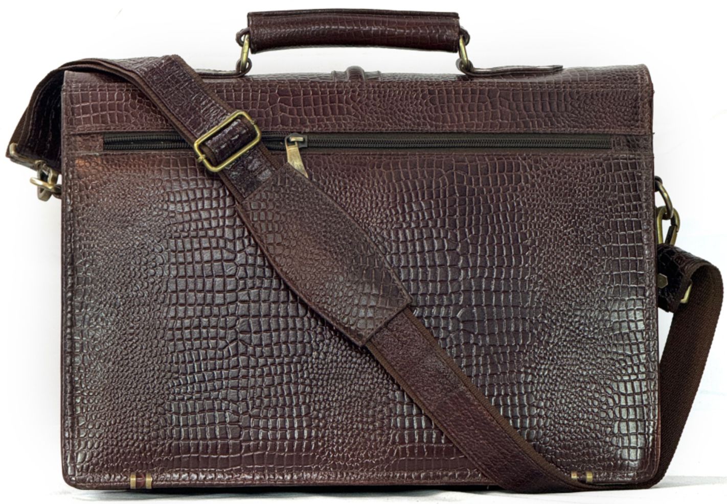 Business leather laptop bag